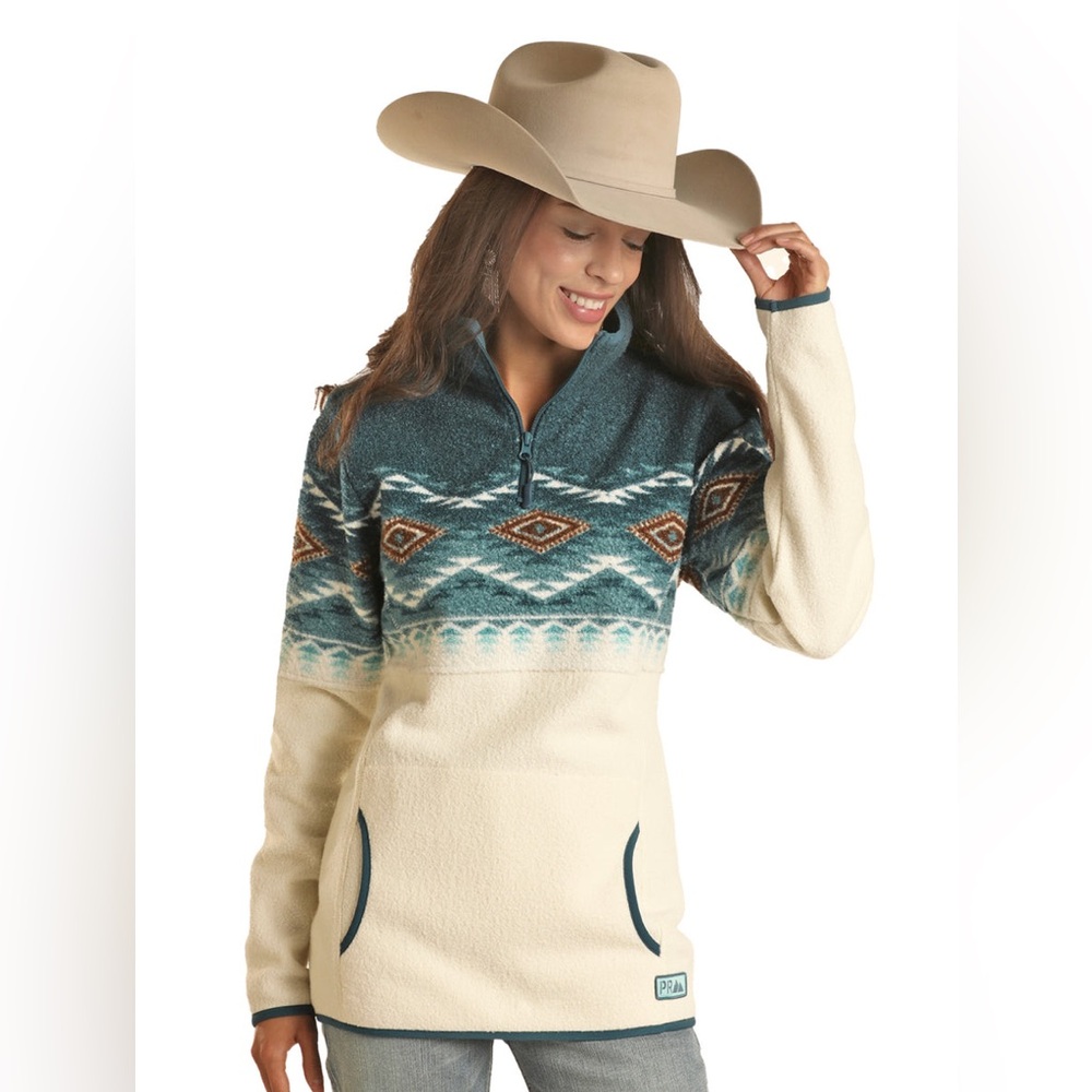 PANHANDLE Aztec Border Pullover NWOT